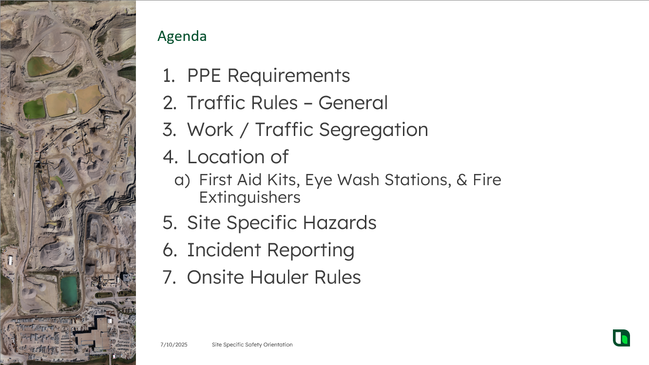 SE Depot Agenda Slide